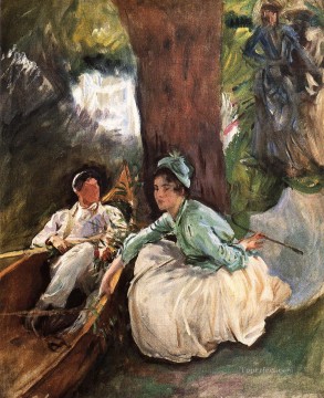 By the River John Singer Sargent Oil Paintings